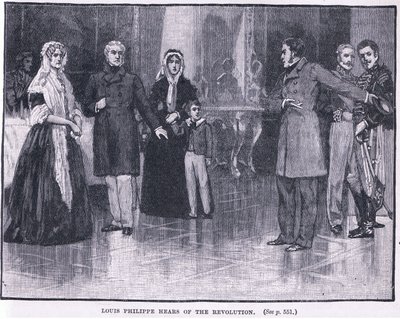 Luigi Filippo sente della rivoluzione AD 1847 da Henry Marriott Paget